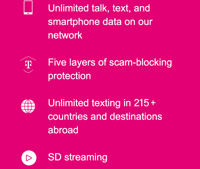 Unlimited Talk, Text, and Smartphone Data Unlimited Talk, Text, and Smartphone Data